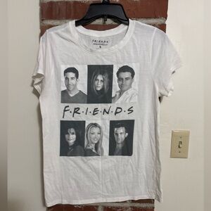White Friends Graphic T-Shirt